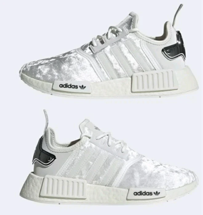 Brand new Women's NMD R1 Velout Crystal White
