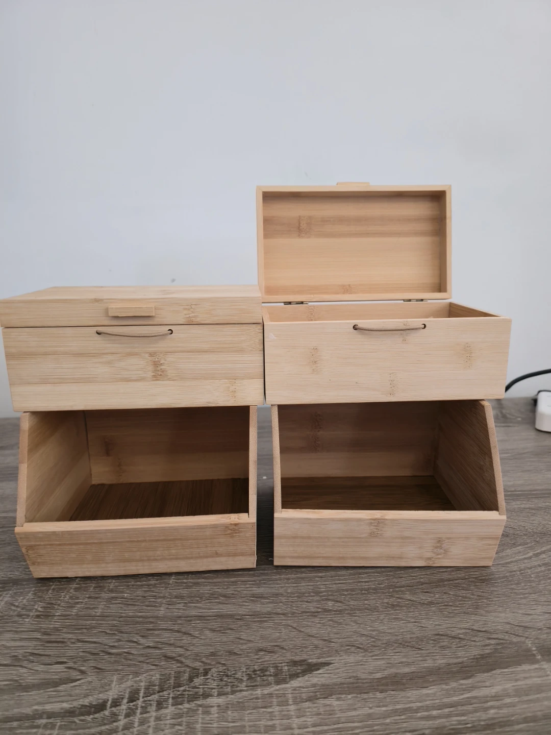 Bamboo Storage Box Set - photo 2