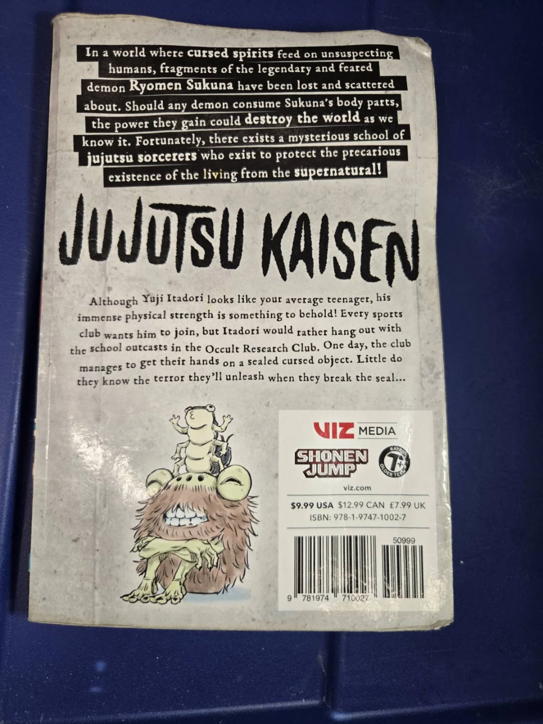 Jujutsu Kaisen Volume 1 Manga - photo 3
