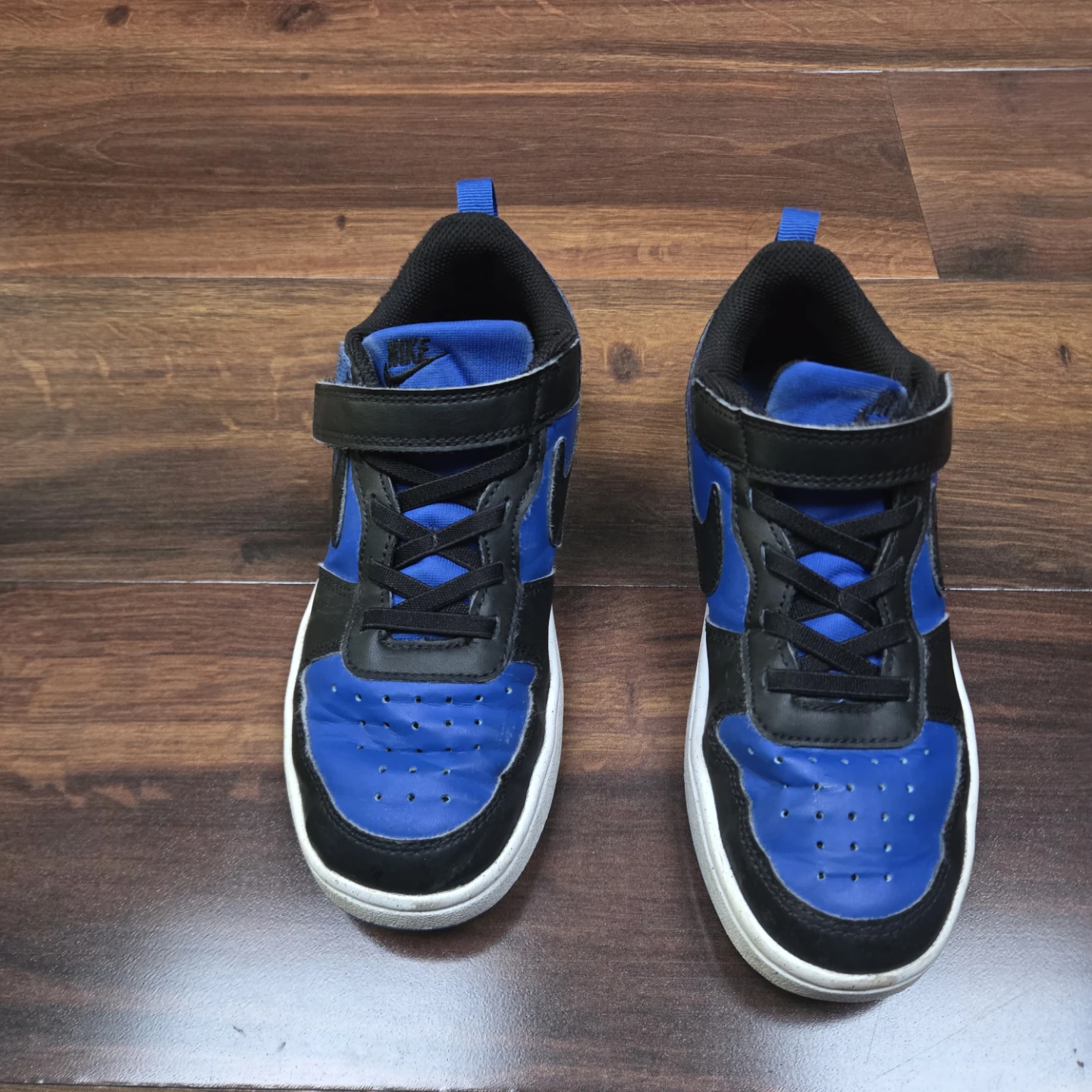 Nike HM6298-480 Kids Shoes Size 2Y Blue/Black
