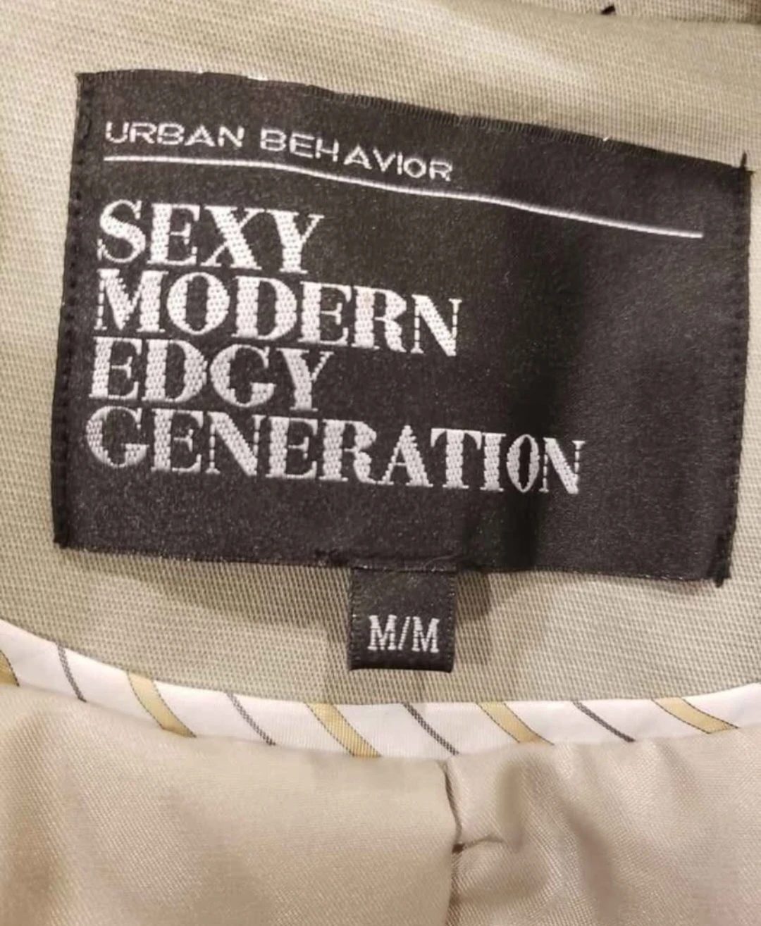 Urban Behavior "Sexy Modern Edgy Generation" Jacket M/M - photo 3