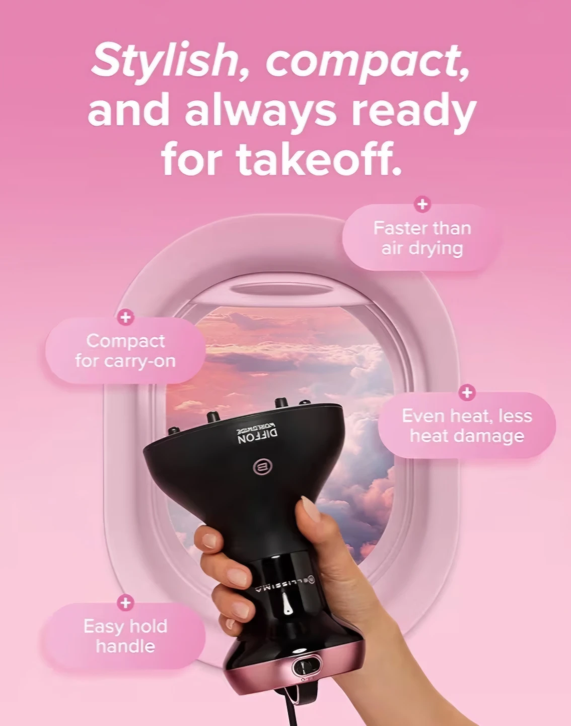 Bellissima Italia Diffon Worldwide Hair Diffuser Curly Hair 🥕 - photo 5