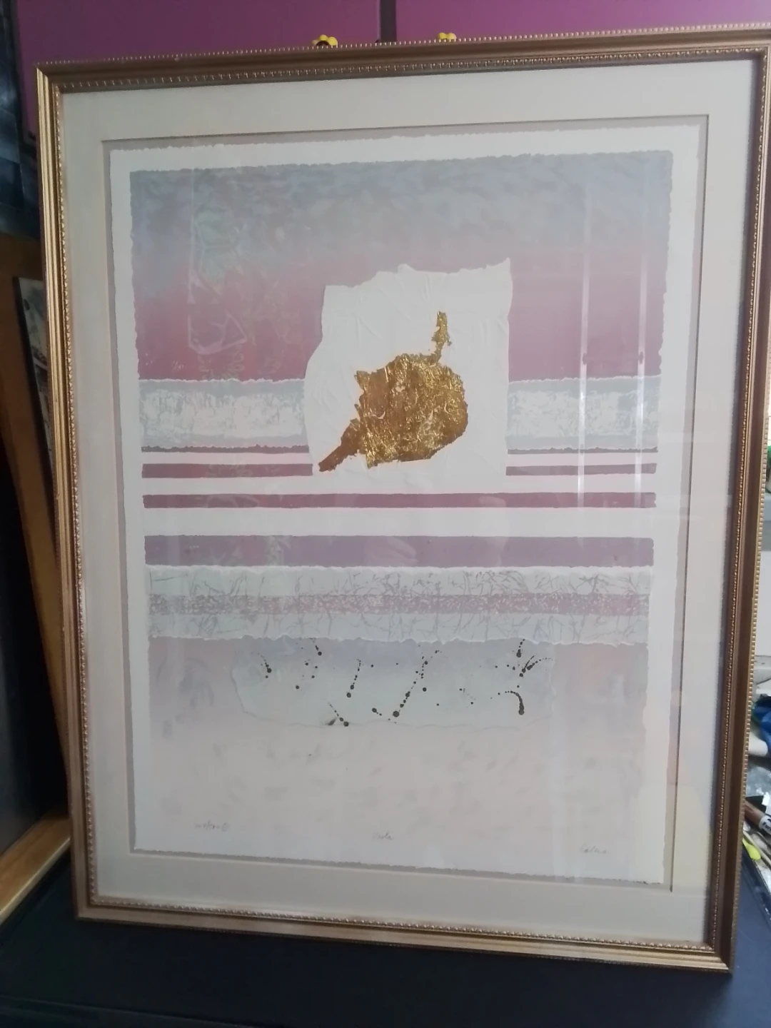 Limited Edition Serigraph Vista Signed Ricardo Calero 24x31"