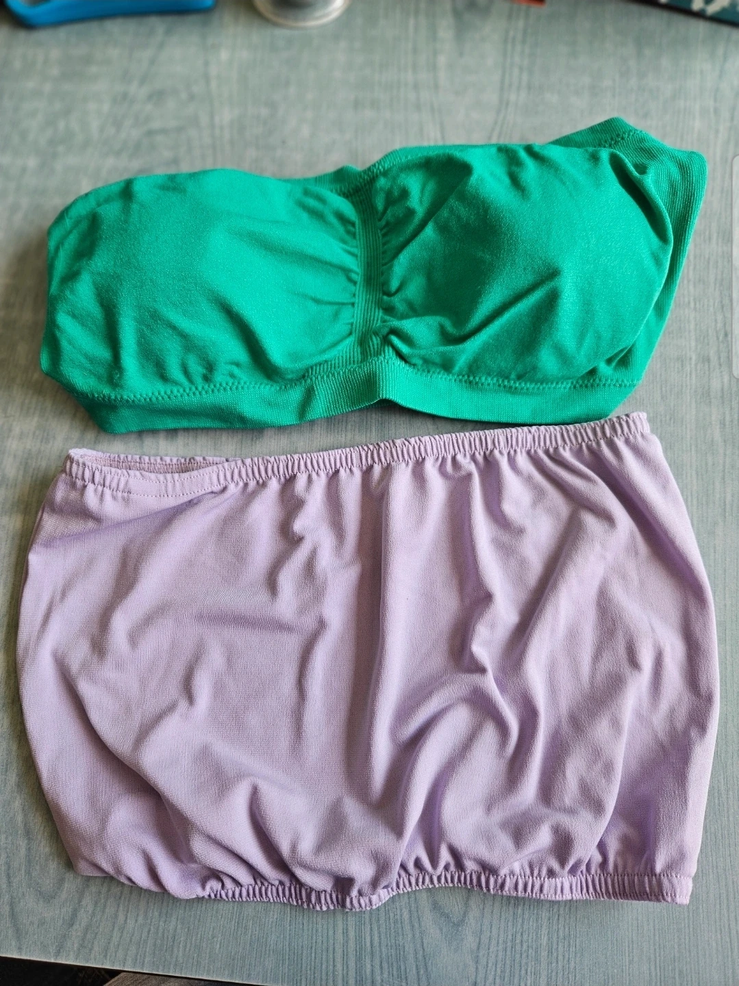 2 new large Strapless Bandeau Bras