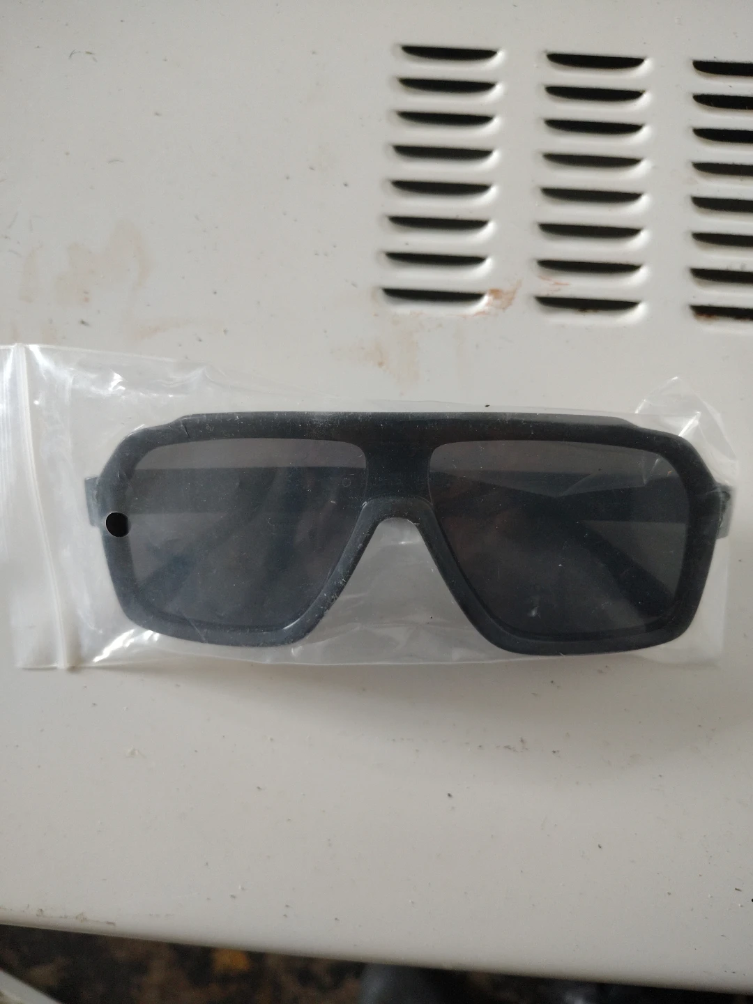 Black Oversized Square Sunglasses