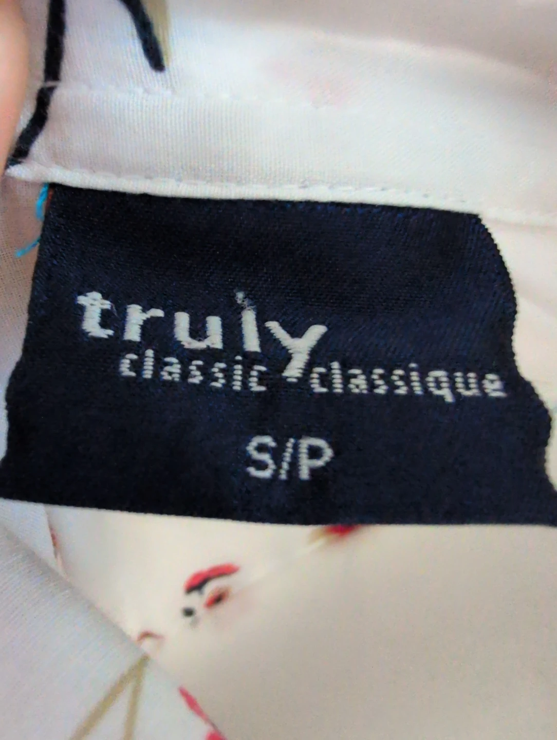 Truly Classic Sleeveless Floral Shirt Size S/P - photo 5