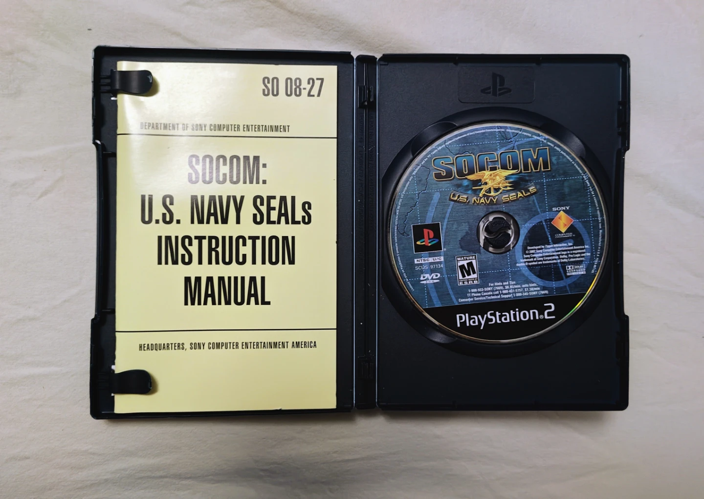 PlayStation 2 SOCOM U.S. Navy SEALs Video Game (cash only) - photo 3