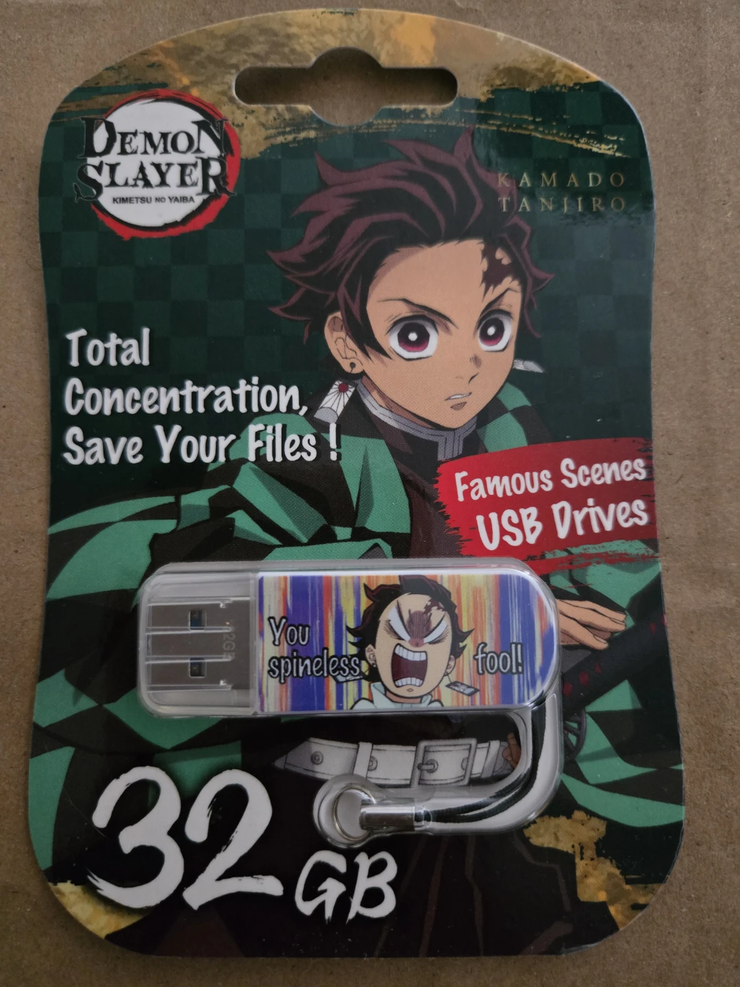Demon Slayer Kamado Tanjiro 32GB USB Flash Drive