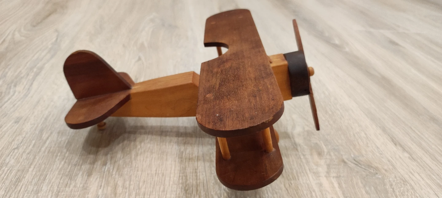 Wooden Biplane Decor - photo 3