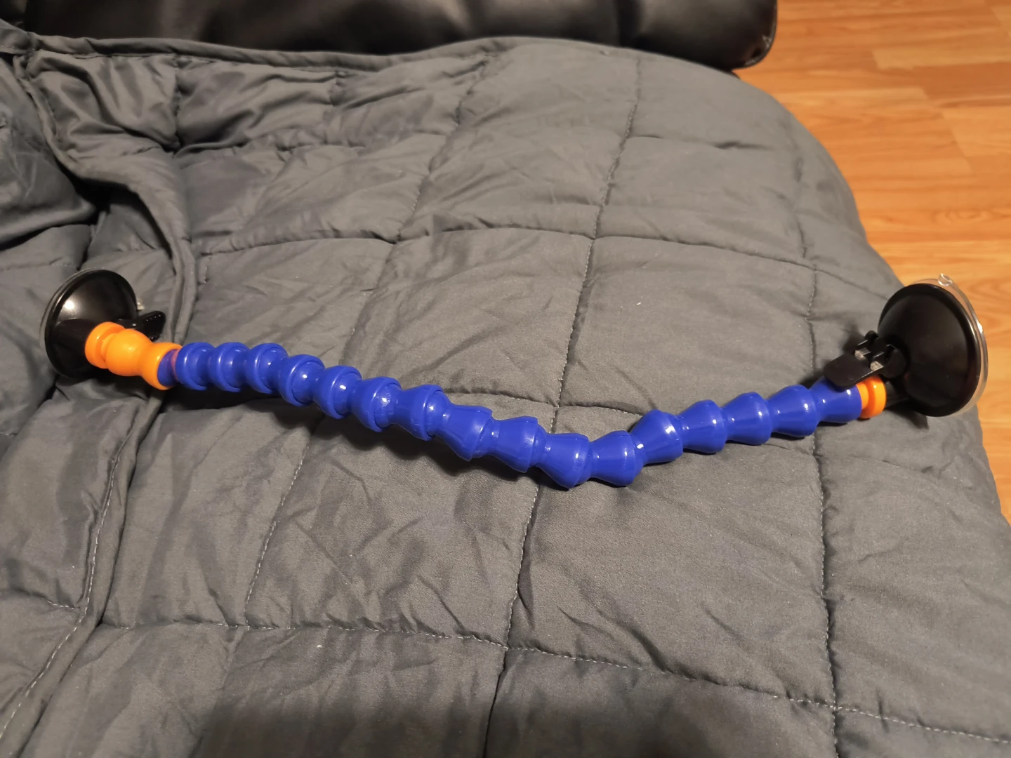 Blue Flexible Gooseneck Holder with Suction Cups - photo 2