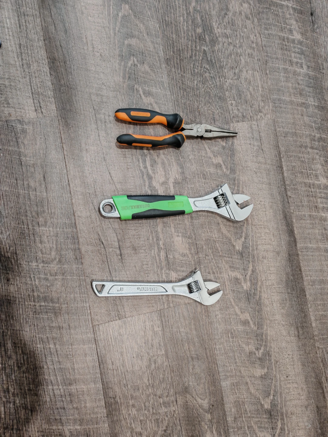 Husky and Duramax Pro Adjustable Wrenches with Pliers