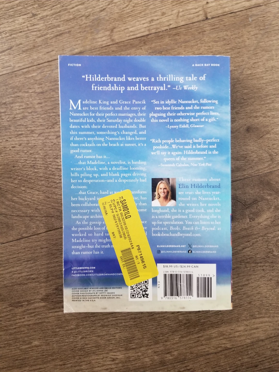 The Rumor by Elin Hilderbrand Paperback - photo 2
