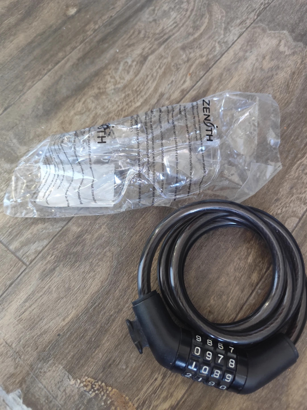 Zenith glasses & Combination Cable Lock