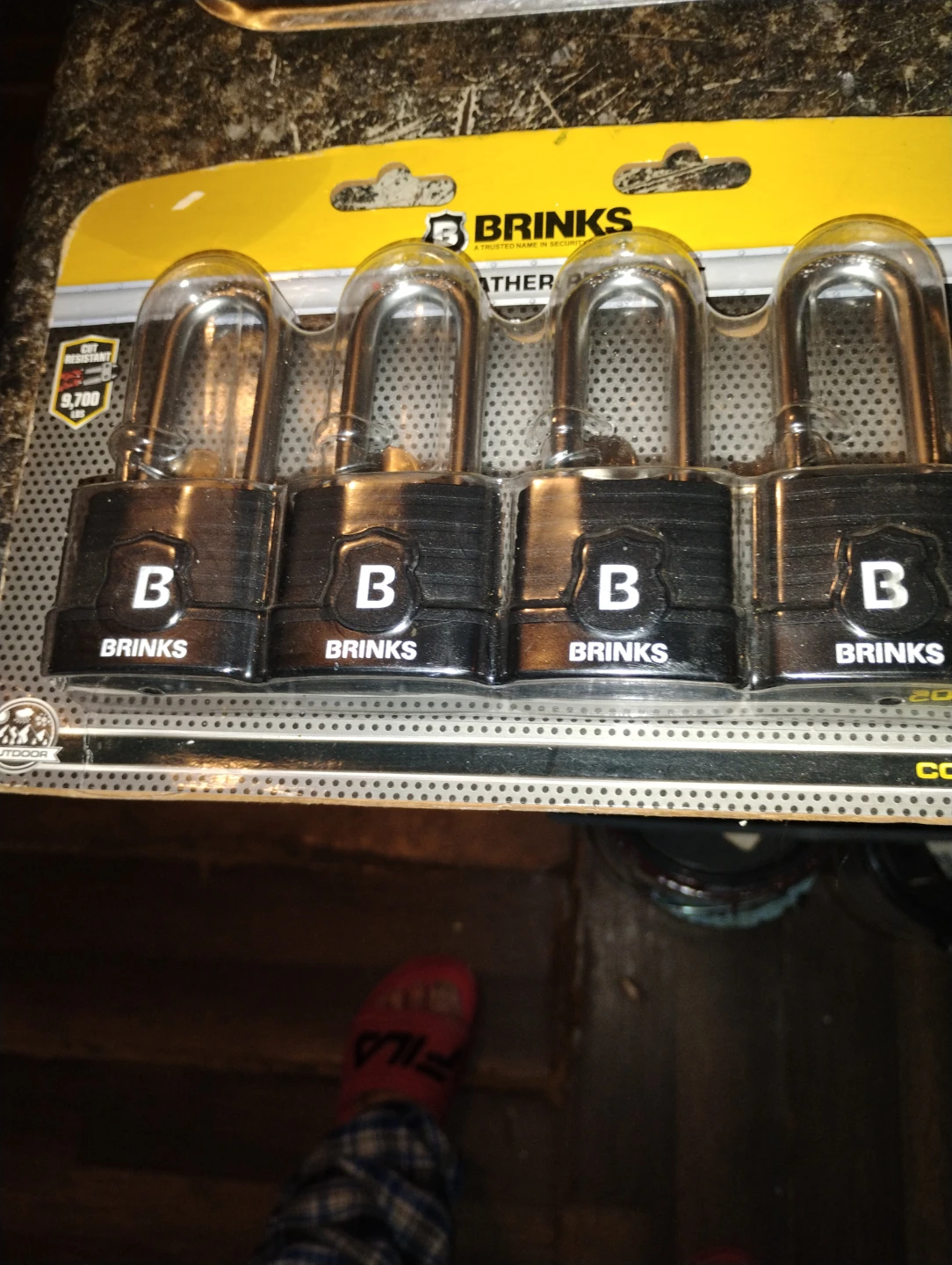 Brinks Padlocks - 4 Pack