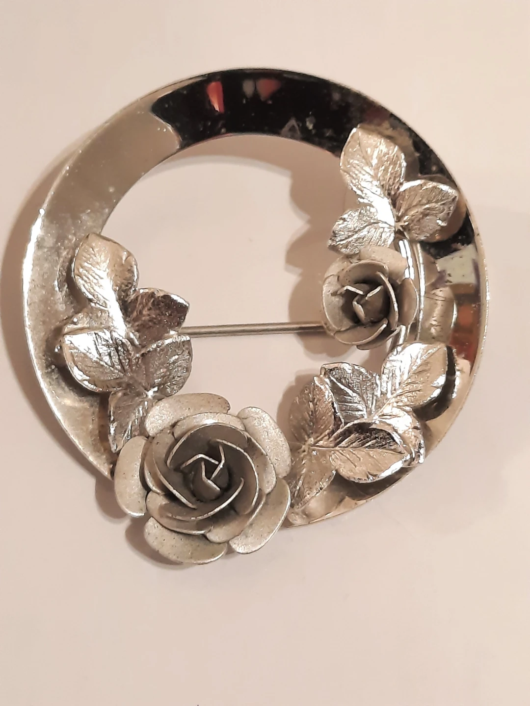 Sterling silver brooch