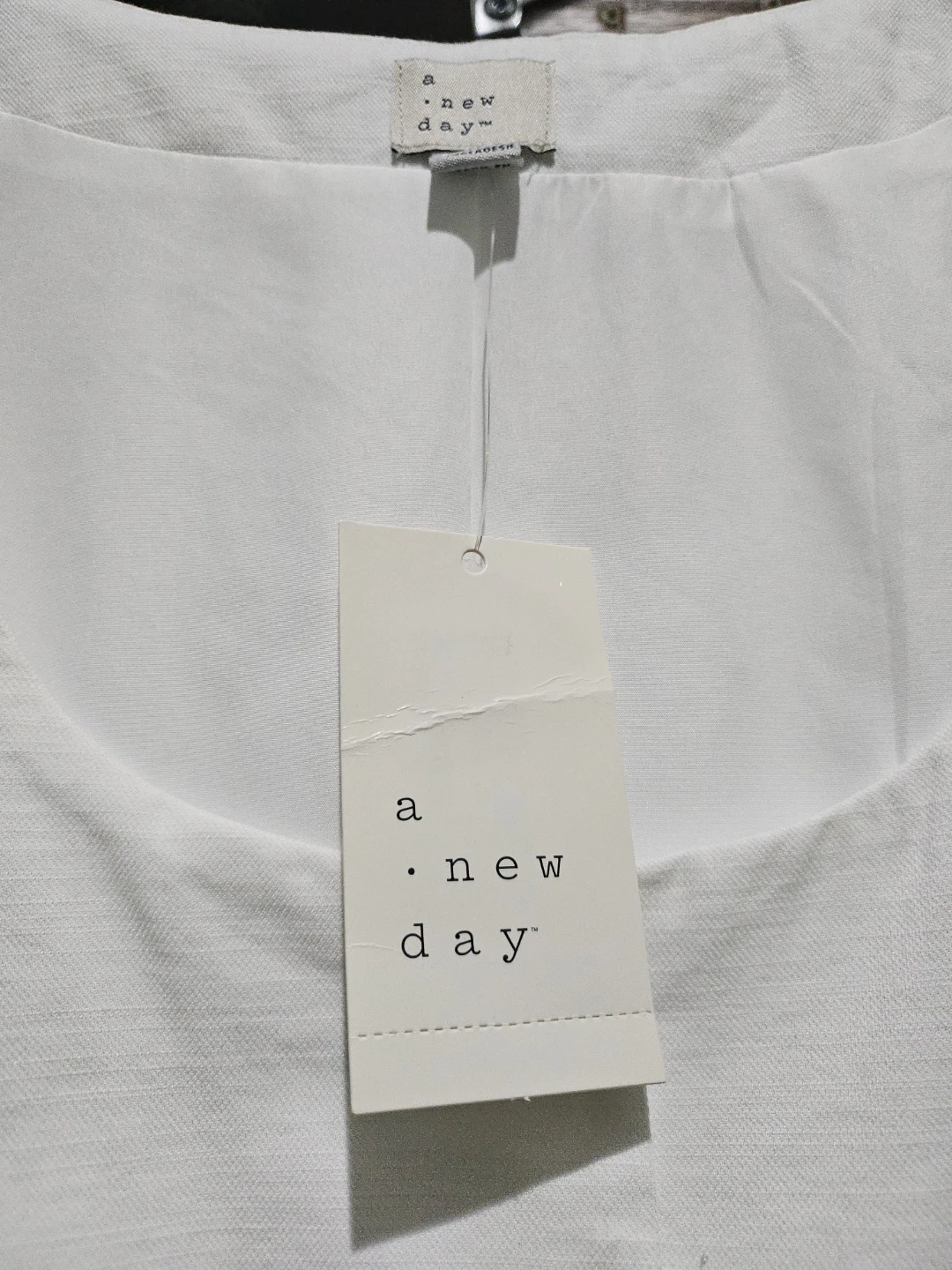 A New Day White Sleeveless Vest Size M - photo 2