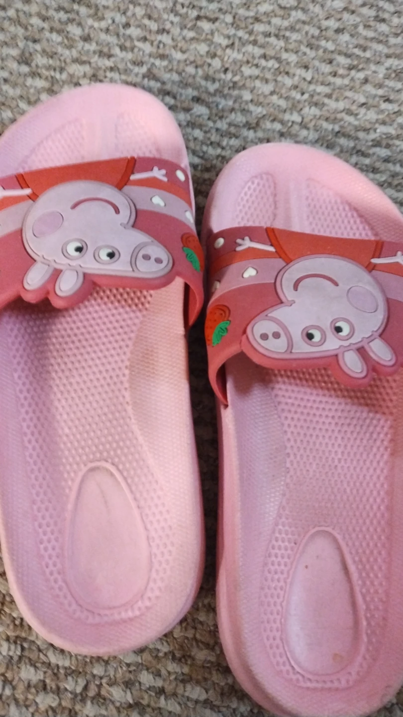 Pink Peppa Pig Slippers for Kids