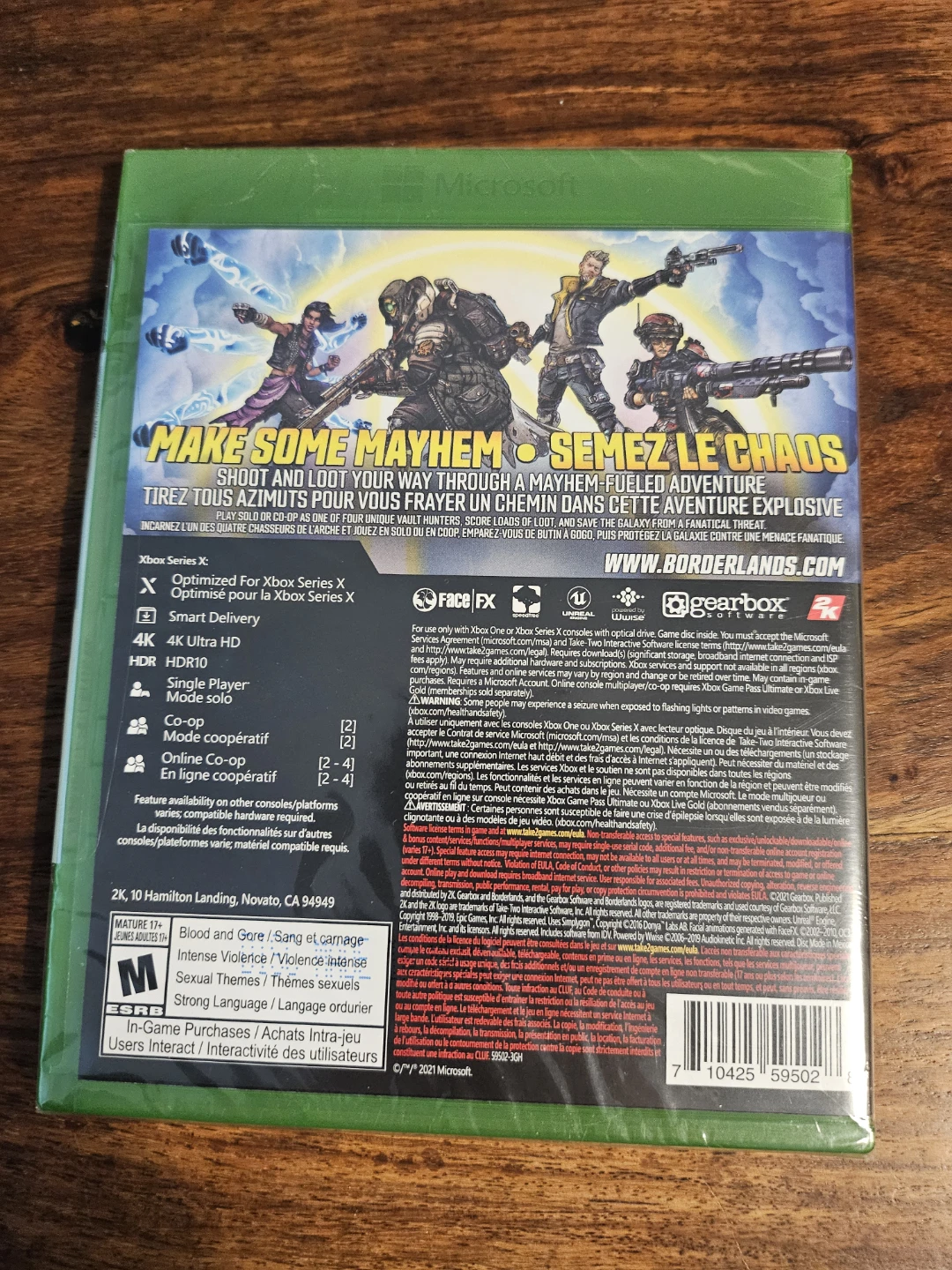 SEALED + NEW! Borderlands 3 Xbox One /Series X - photo 3