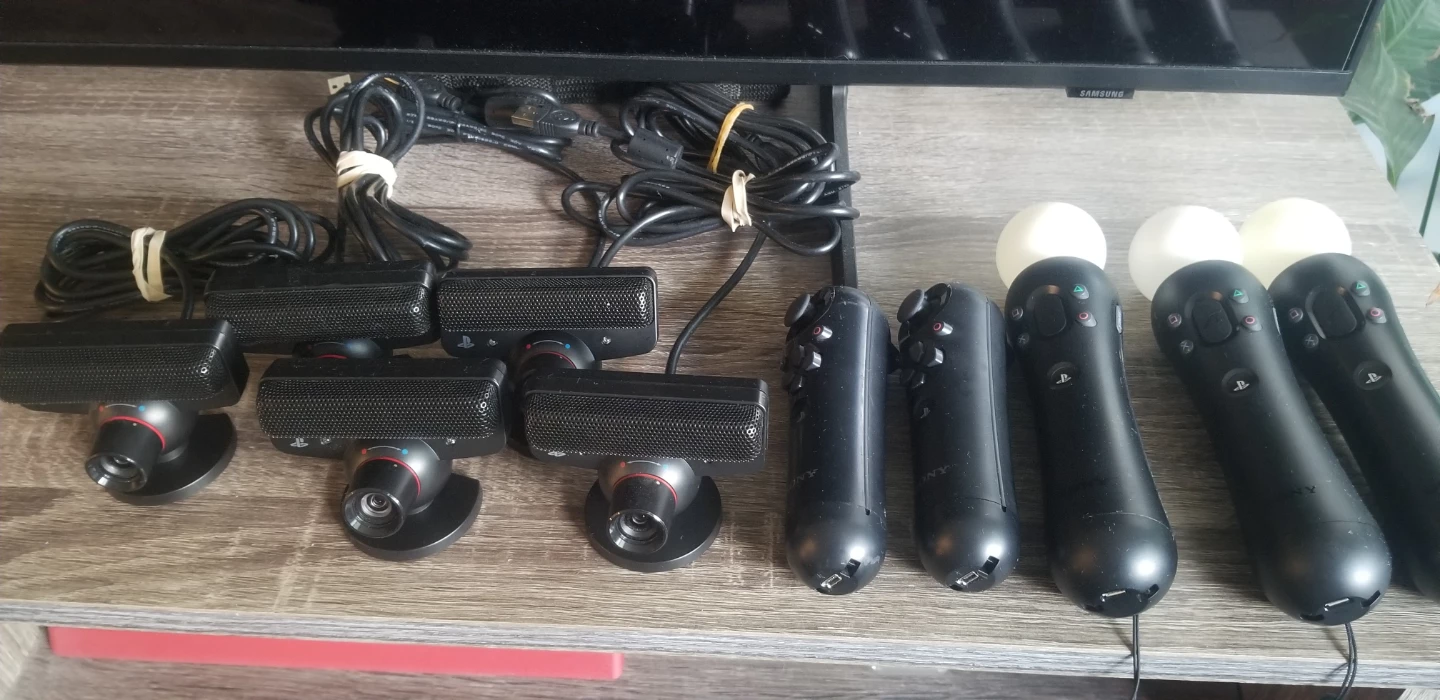 Playstation Eye Camera, Move Motion and Navigator Controller