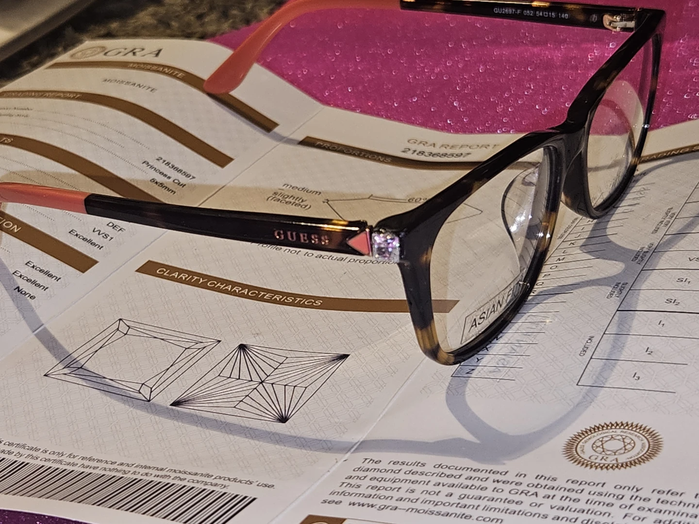 Guess Eyeglasses Tortoiseshell TR90 impact resistant - photo 3