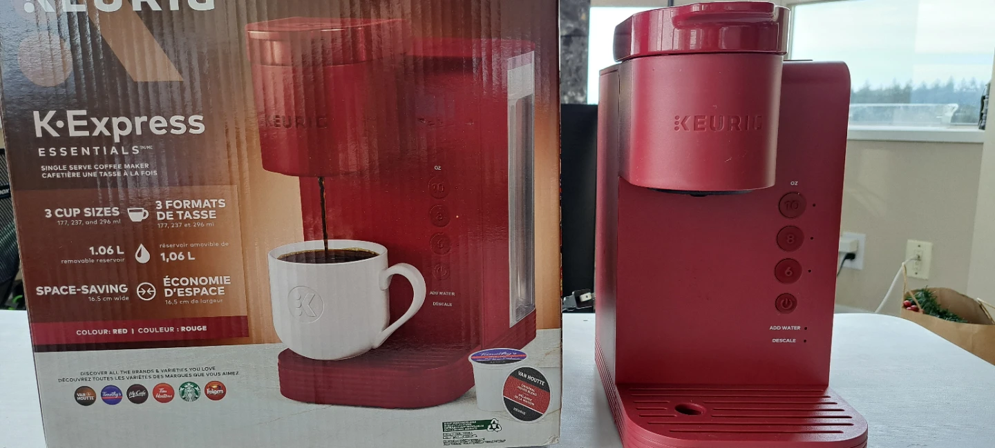 Keurig K-Express Essentials Single Serve Coffee Maker - Red - photo 2