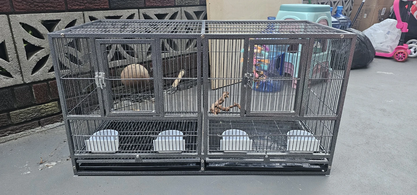 Large Double Bird Cage - photo 3