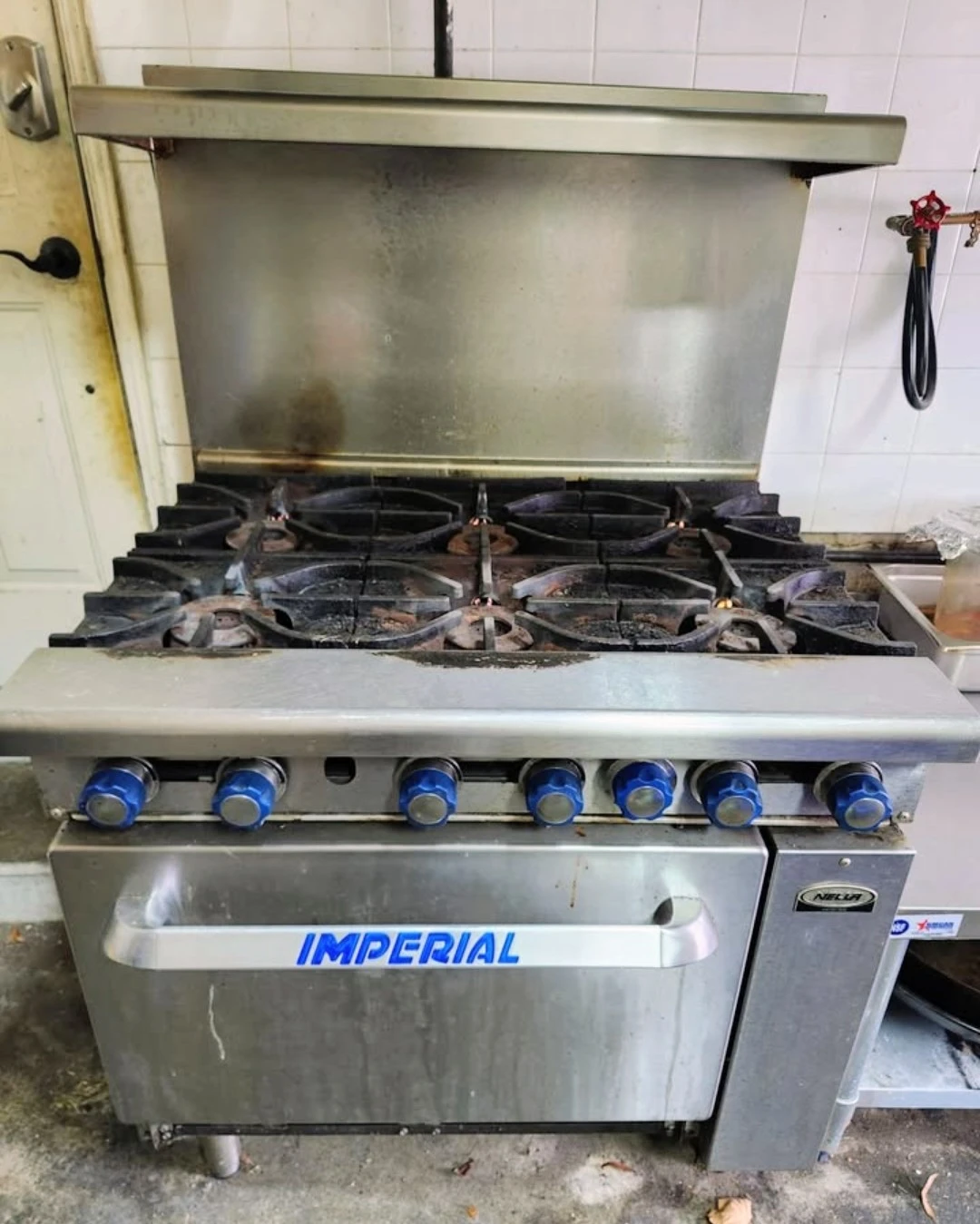 Imperial Commercial 6-Burner Gas Range with Oven
