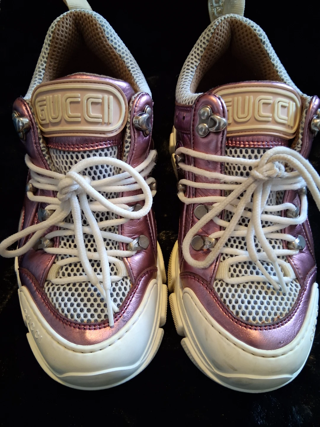 Gucci Women's Tennis 1977 Sneakers - Pink/White - photo 4