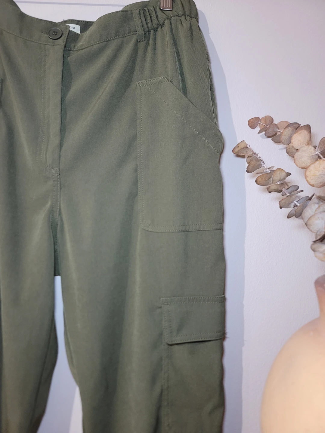 Max Studio Green Utility Cargo Gorpcore Street Athleisure Sz L - photo 3