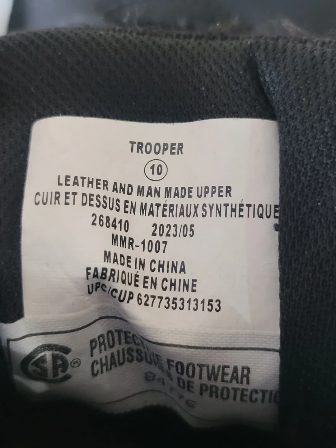 Workload Trooper Work Boots Size 10 - photo 4