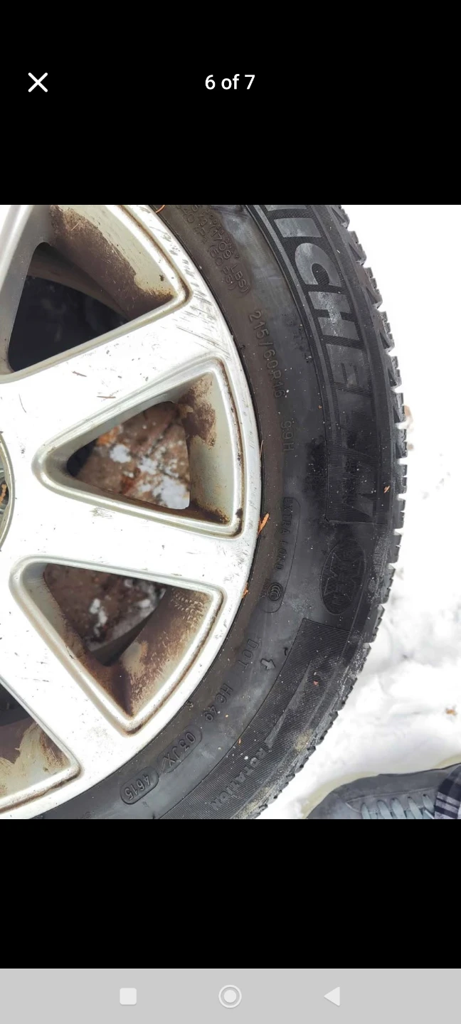 Michelin Winter Tires and Rims Set - photo 5
