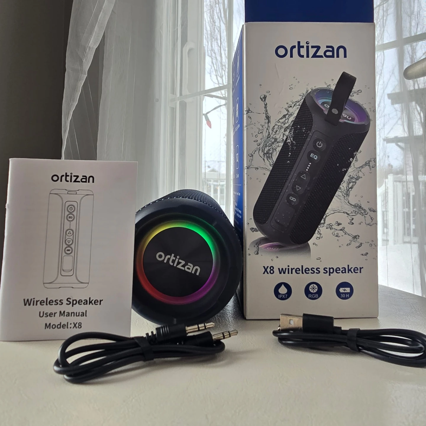 🎶 Ortizan X8 Wireless Speaker - Black
