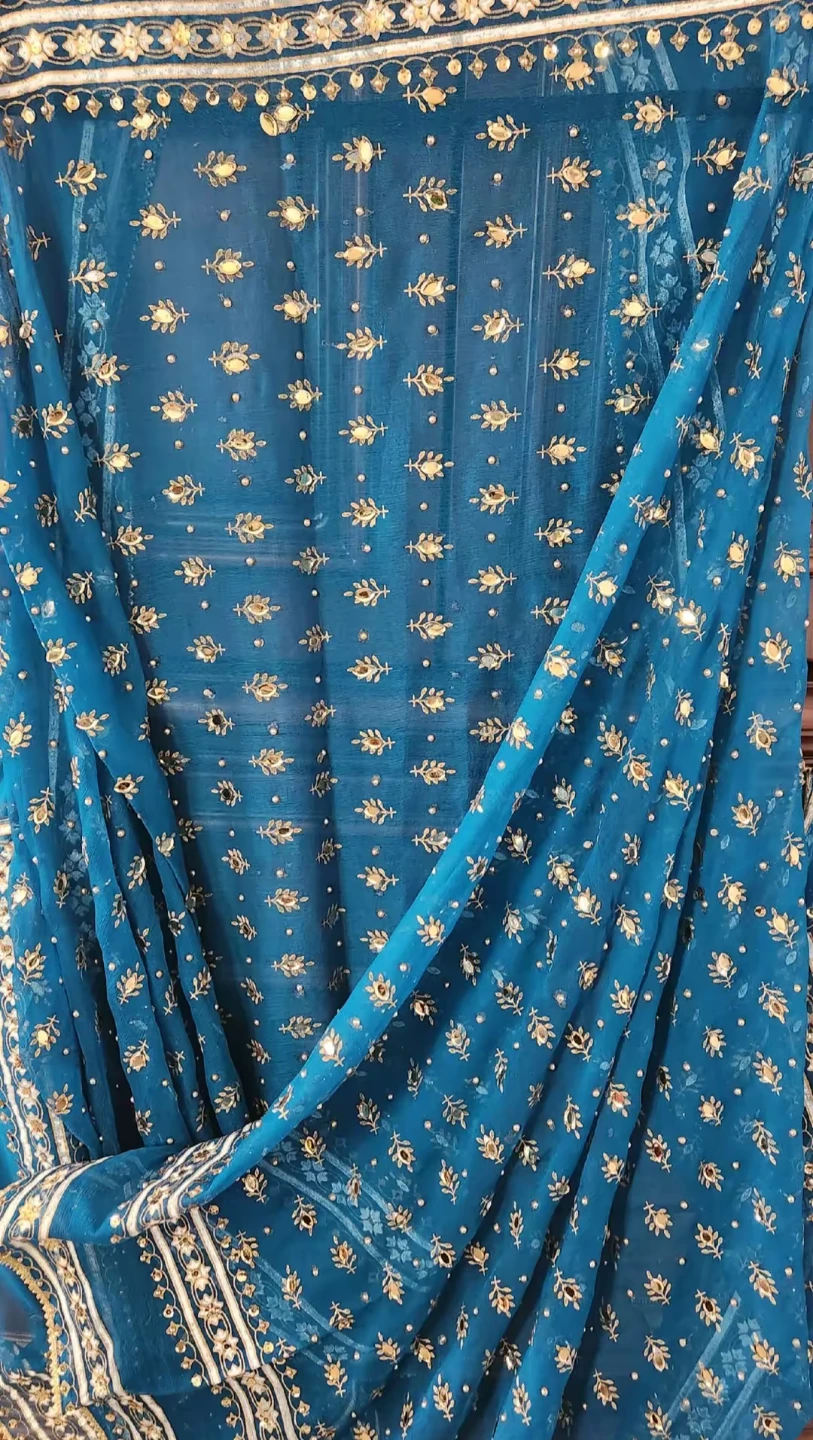 Embellished Chiffon Dupatta (Assorted Colours) - photo 2