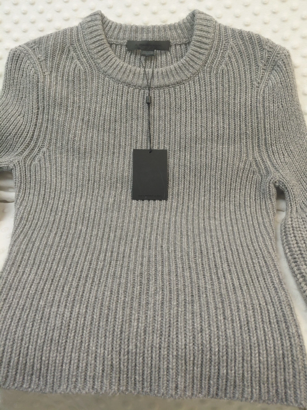 Alexander Wang Grey Melange Knit Sweater - Size S - photo 2