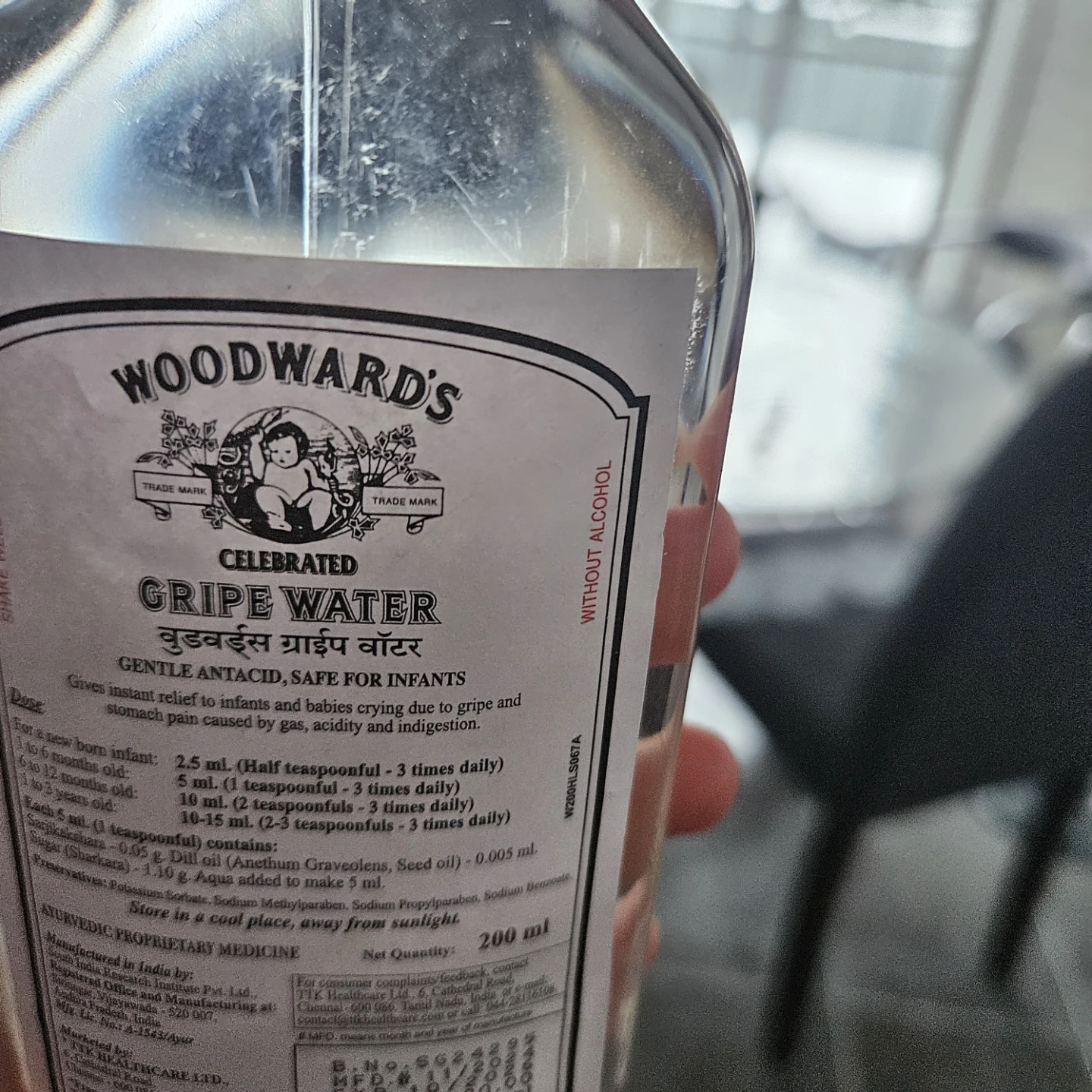 Woodward's Celebrated Gripe Water 200ml