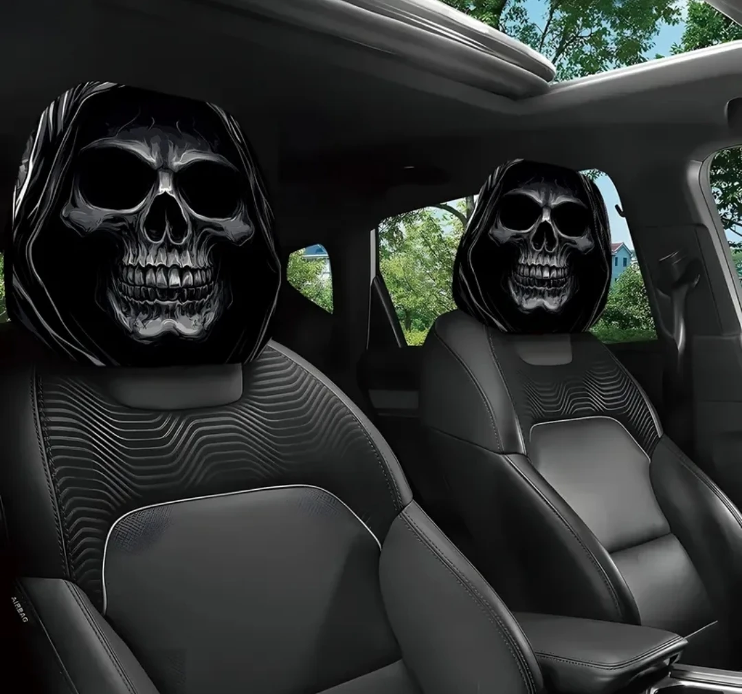 CAR HEADREST COVERS NEW SETS - photo 4