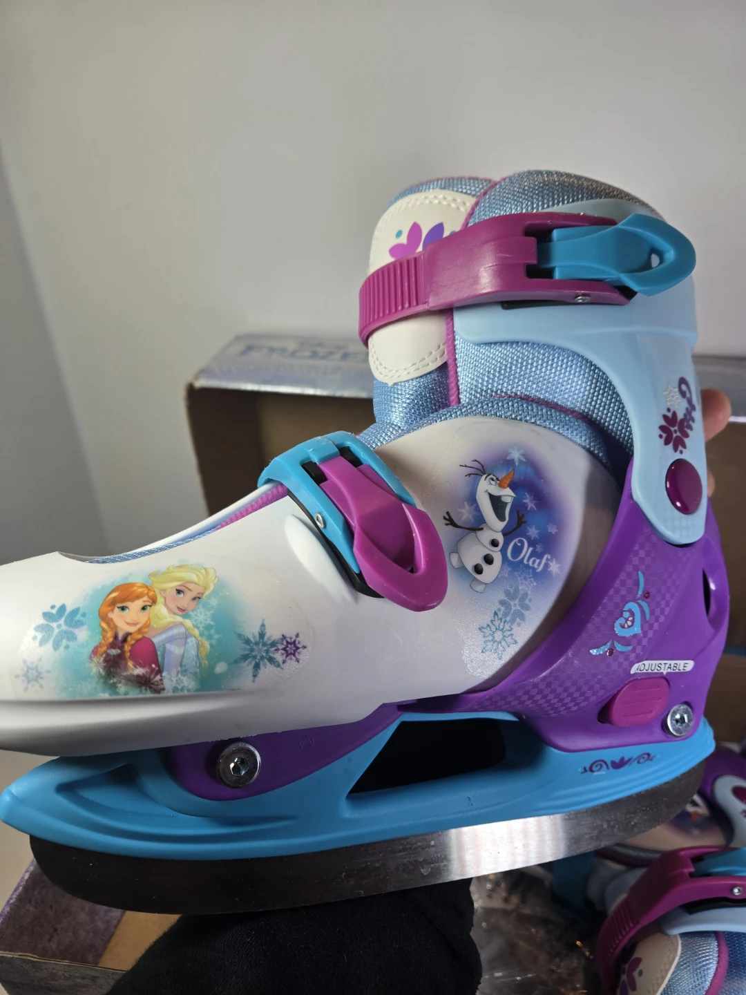 Kids toddlers frozen skates adjustable - photo 4