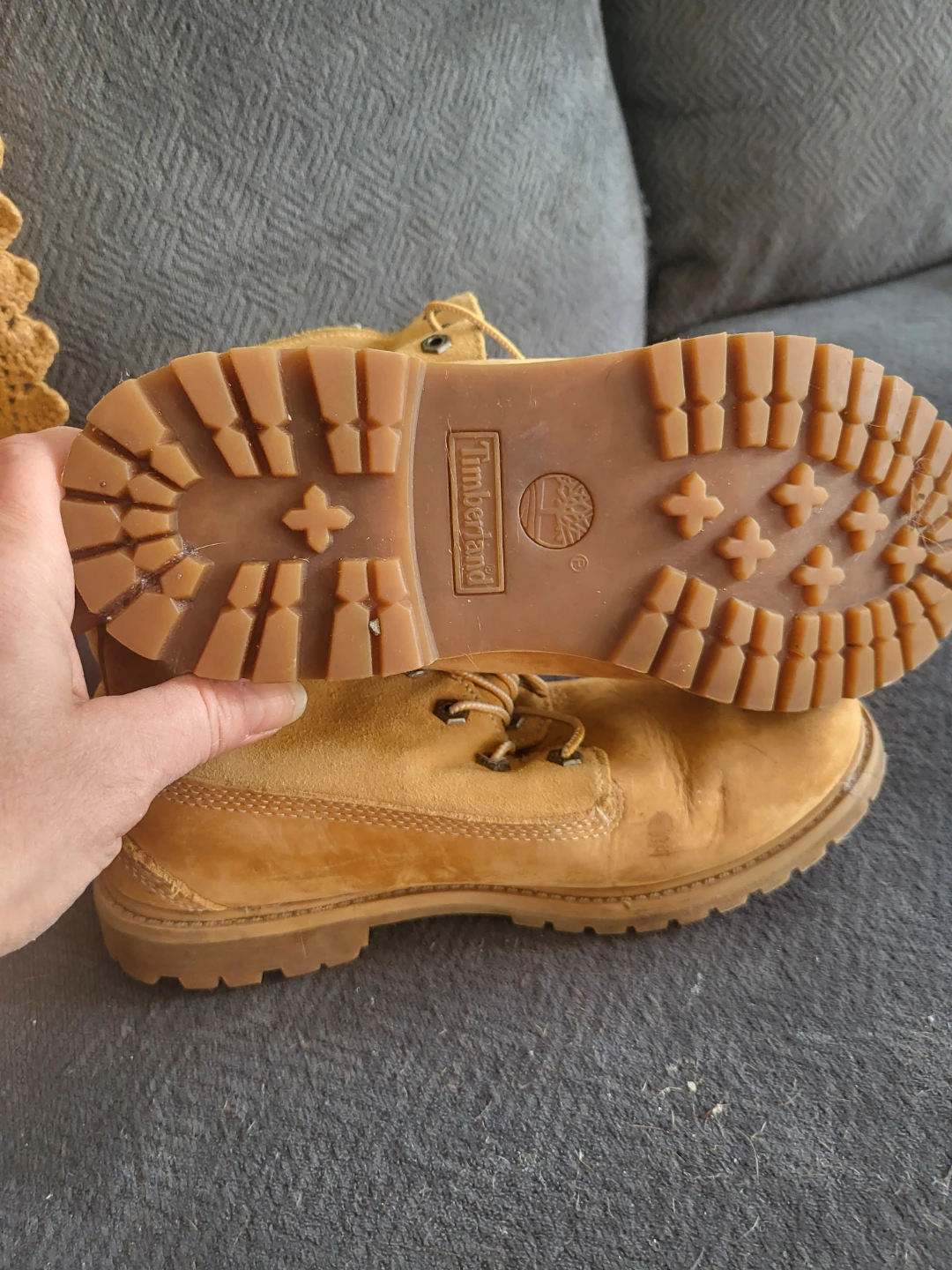 Timberland Waterproof Boots - Tan Suede - photo 2