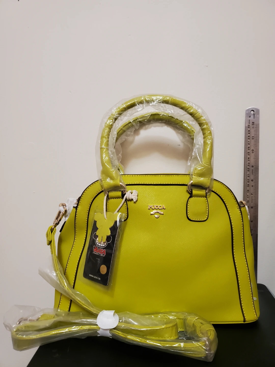 PUCCA Structured Dome Handbag - Lime Green - photo 2