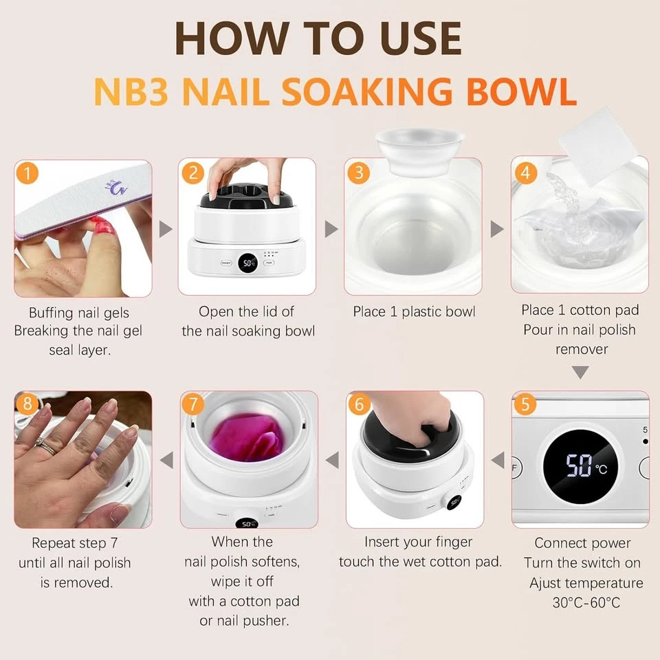 Professional Electric Nail Soaking Bowl BNIB - photo 4