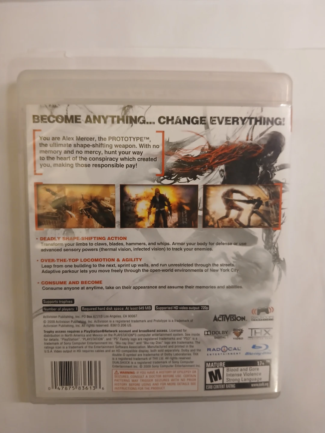 Prototype - PlayStation 3 Game - photo 5