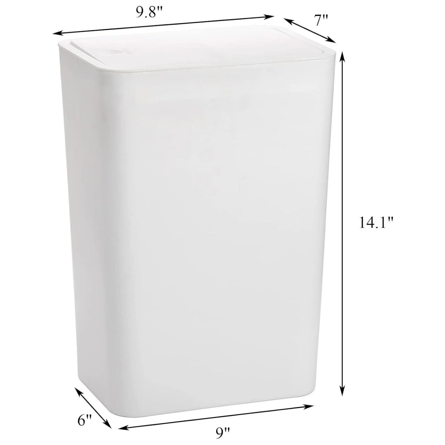New-Slim Push Lid Trash Can. 3 for 20$ - photo 3