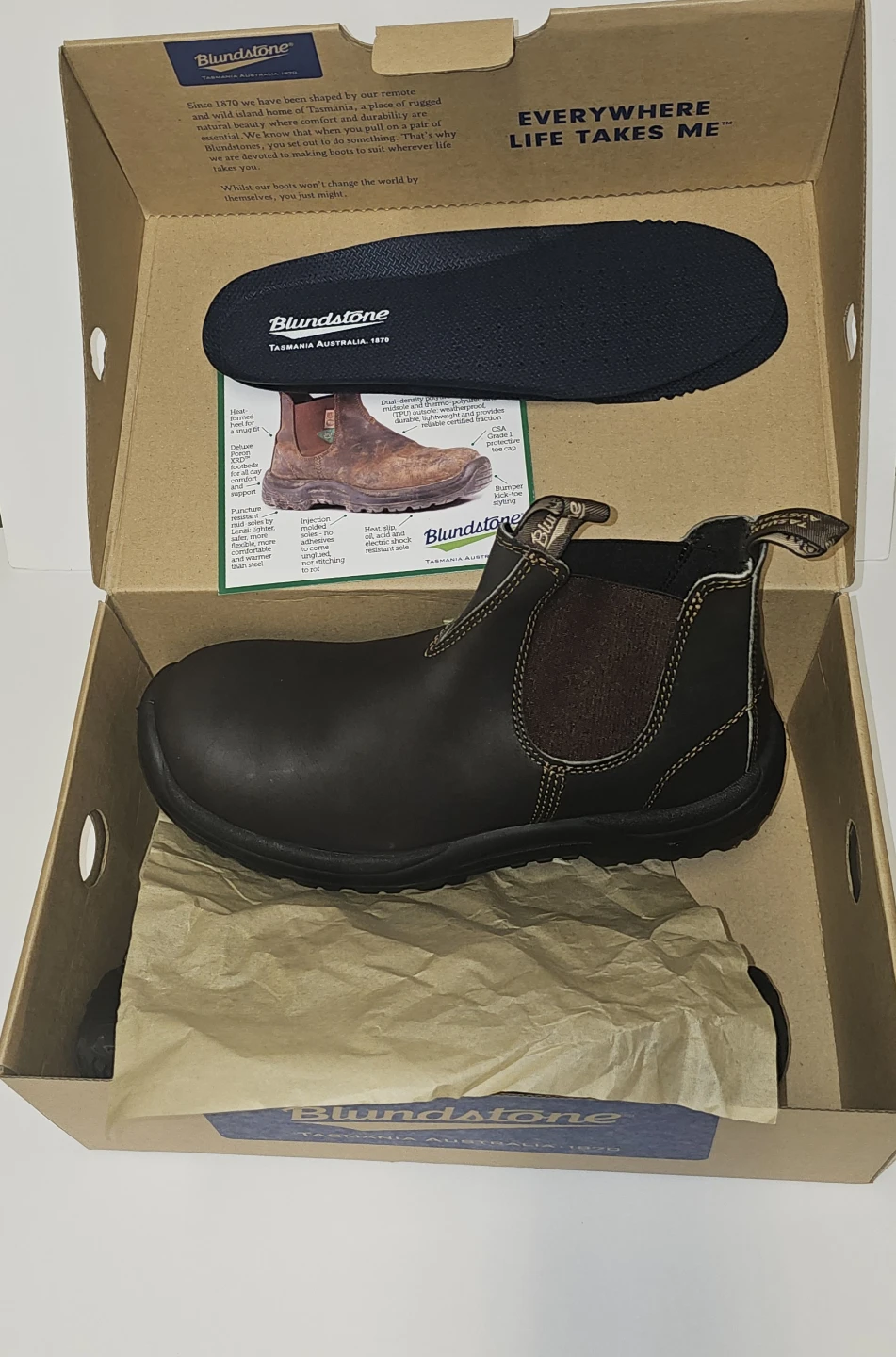 Blundstone CSA Greenpatch Elastic Sided-V Cut Boots - US Man 9.5 - photo 3