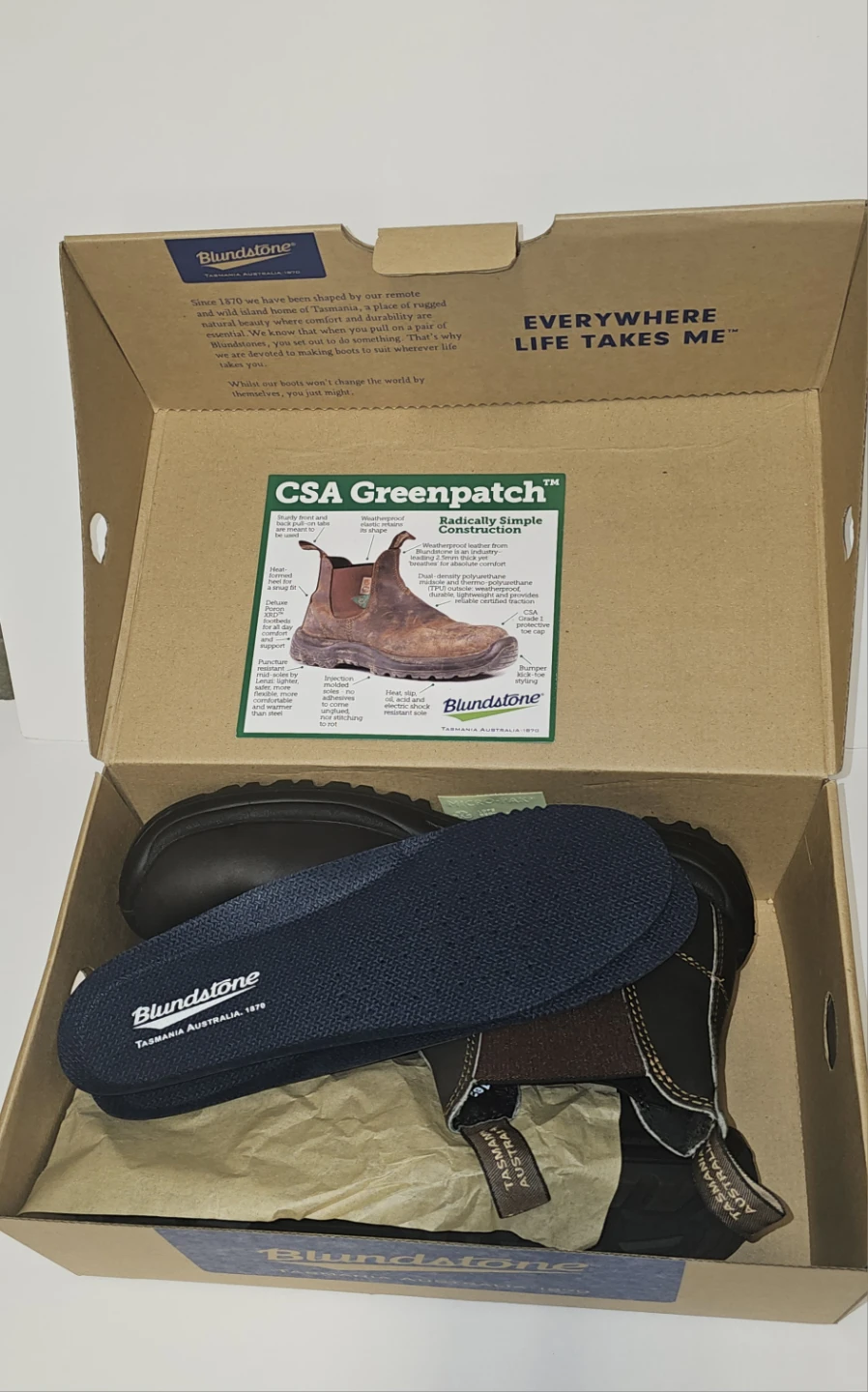 Blundstone CSA Greenpatch Elastic Sided-V Cut Boots - US Man 9.5 - photo 5