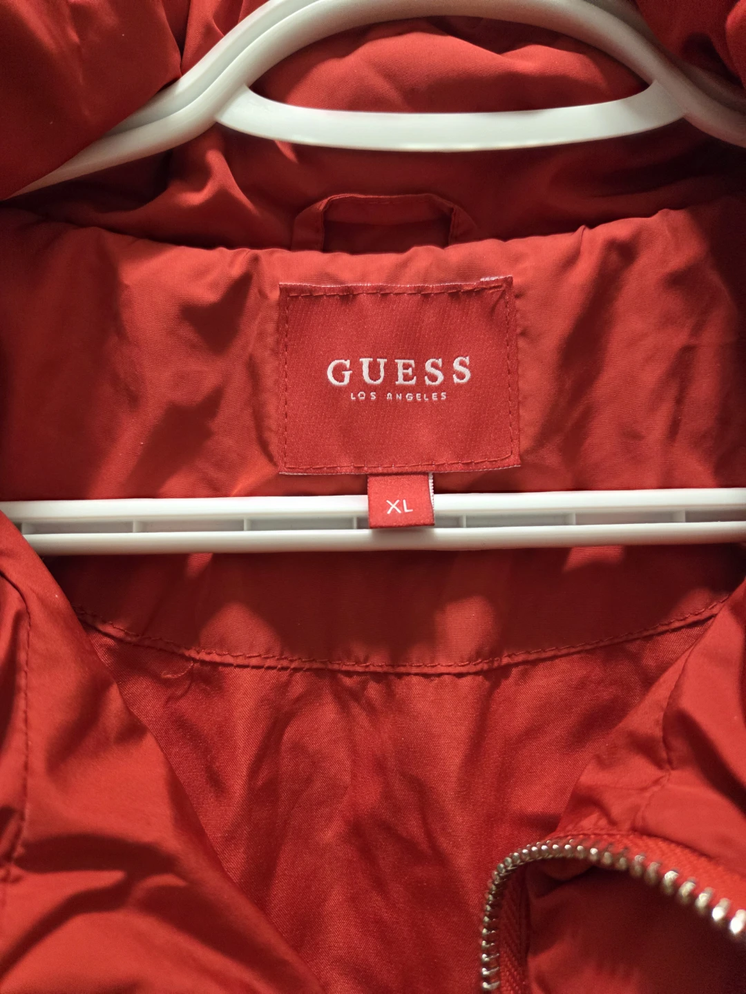 Red GUESS Puffer Jacket - L - photo 2