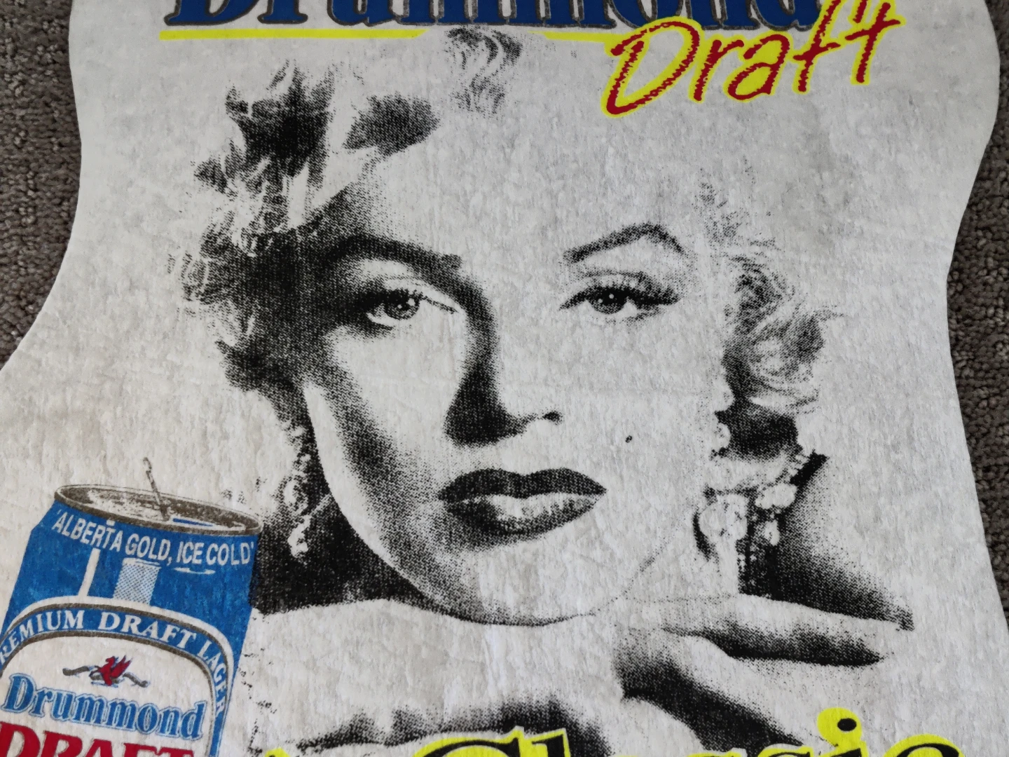 Rare Vintage Drummond Draft Advertisement with Marilyn Monroe - photo 2
