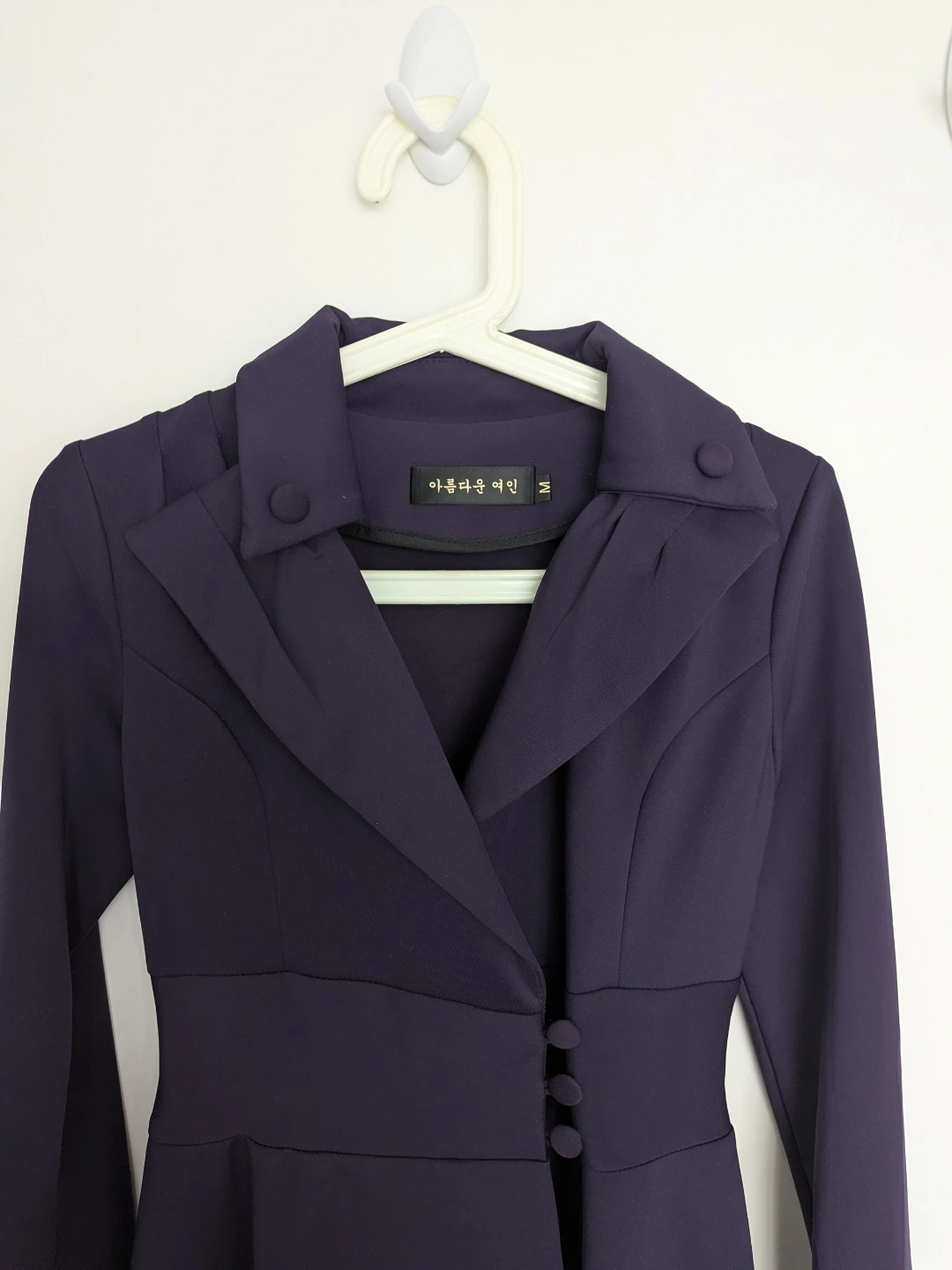 Women's Purple Blazer Dress Size M - photo 3