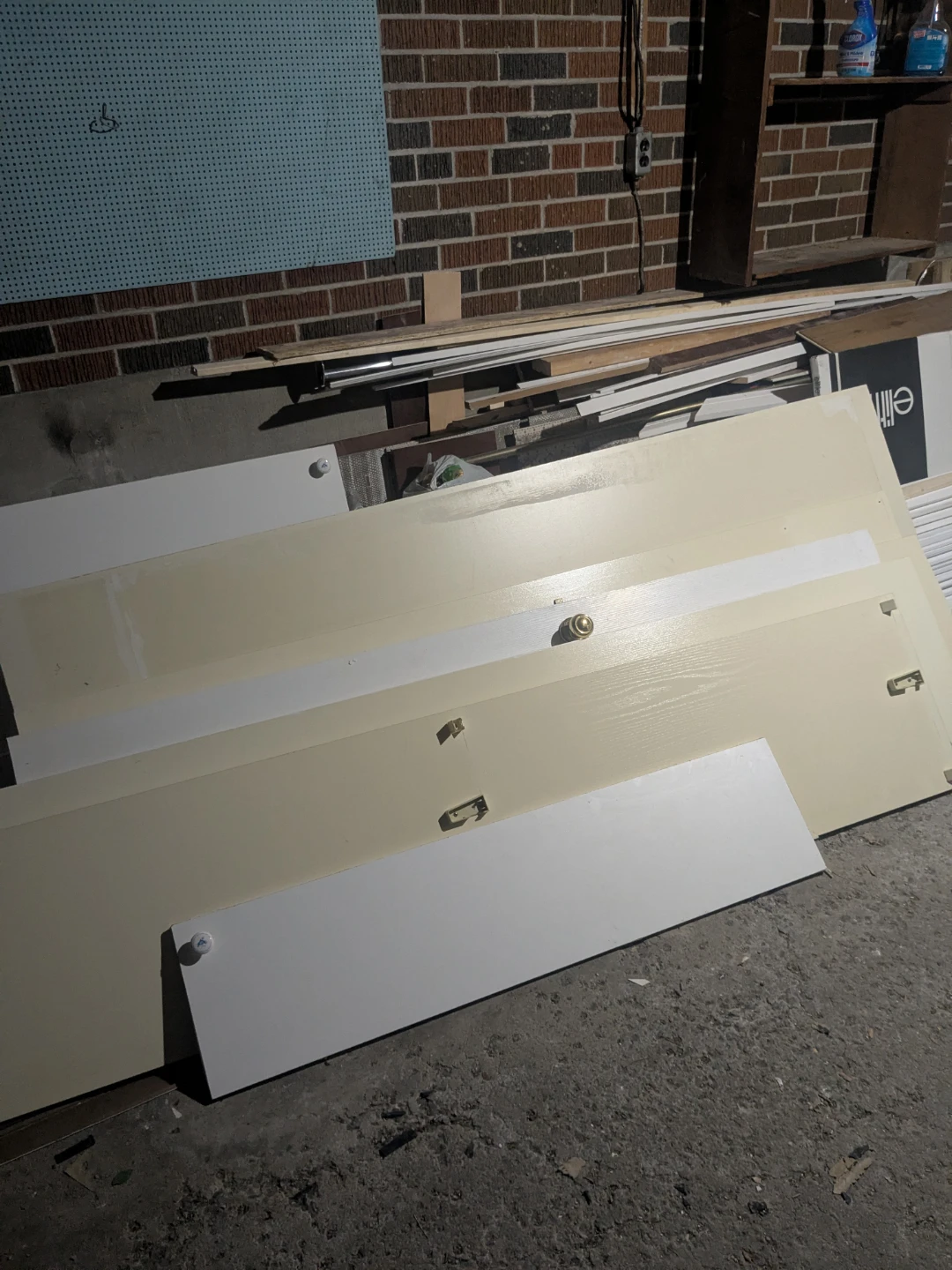 Assorted MDF cabinet Shelves Panels