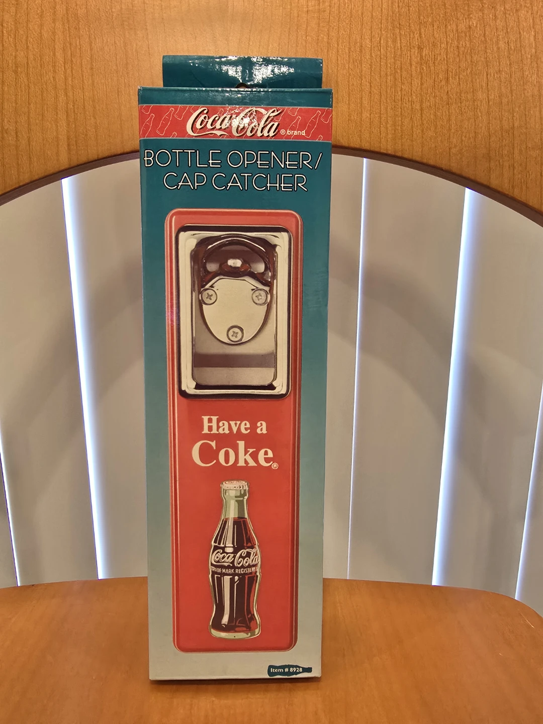 Vintage Coca-Cola Wall Mount Bottle Opener with Cap Catcher