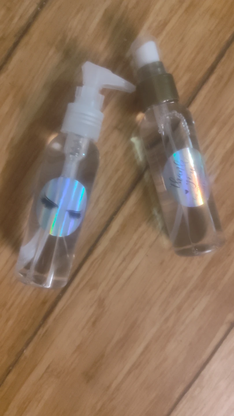 2oz Clear Travel Bottles with Pump & Spray Tops